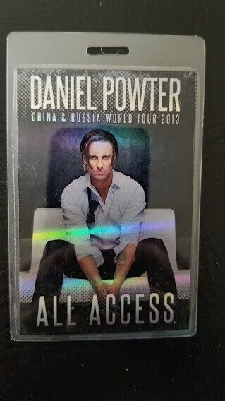 DANIEL POWTER - ORIGINAL CHINA &amp; RUSSIA WORLD TOUR 2013 LAMINATE BACKSTA... - $42.00