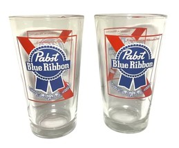 Pabst Blue Ribbon PBR 12oz Schooner Glass - £19.09 GBP