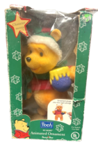 Pooh EZ Light Animated Ornament Santa's Best - $18.81