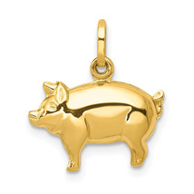 14k Pig Charm XCH170 - $2,042.32 MXN