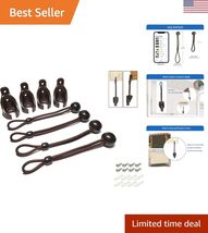Premium Quality Brown Bungee Kit for Coolaroo Roller Shades - 6-Inch Length - $28.26