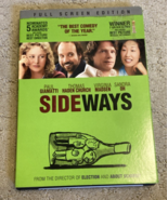 SIDEWAYS (DVD, 2005) SEALED, FULL SCREEN DVD W/SLIPCASE - $9.99