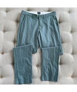 Mens J.Crew The Sutton Mid Rise Straight Leg Slim Fit Green Chino Pants ... - $23.04