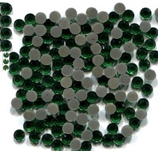 Rhinestones 3mm 10ss  EMERALD color  Hot Fix   2 gross 288 pieces - $110.04 MXN