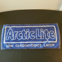 Vintage Arctic Lite Low Carbohydrate Lager Blue / White Beer Bar Towel - $26.98