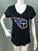 NWOT Women&#39;s &#39;47 S/S Navy Blue Football NFL Tennessee Titans V-Neck Tee ... - £14.85 GBP