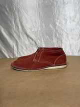 Steve Madden Red Suede Leather Chukka Boots Men’s Size 10 Locktin - $35.00