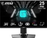 MSI FHD Rapid IPS Gaming Free Sync 1ms 1920 x 1080 180Hz Refresh Rate 25... - $210.81