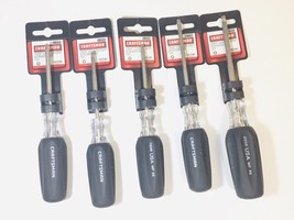 Craftsman 5pc Torx Screwdriver Set T10 T25 T15 T20 T27 Cushion Grip USA New - £21.89 GBP