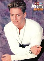 Jeremy Jordan teen magazine pinup clipping TV Hits 90&#39;s Teen Idols white... - $12.00