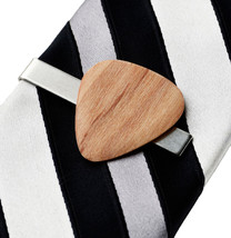 Wood Guitar Pick Tie Clip - QHG2 - $13.10