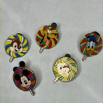 2008 Disney Characters LE Mystery Lollipop Series Set of 5 pins - £23.11 GBP