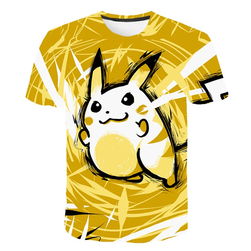 Play Play Funny Pokémon T Shirt Boys Girls Print Play Boys Anime  T-shirt Teen B - £23.18 GBP