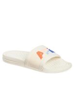APL Women's Big Logo TechLoom Slide Sandals, Vegan, Neon White Size 9, NWT - $99.00