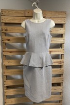 Banana Republic Black White Peplum Waist Dress Size 4 BBL JD - $24.75