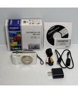 Olympus VR-340 16.0MP Digital Camera W/ USB Charging Cable &amp; AV Cord - $89.98