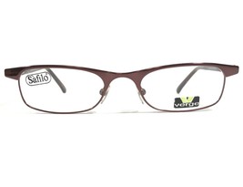 Safilo VERGE 2R6 Eyeglasses Frames Brown Rectangular Full Rim 47-18-135 - £44.15 GBP