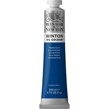 Winsor &amp; Newton 1437538 Winton Oil Color Paint, 200-ml Tube, Prussian Blue - $37.99