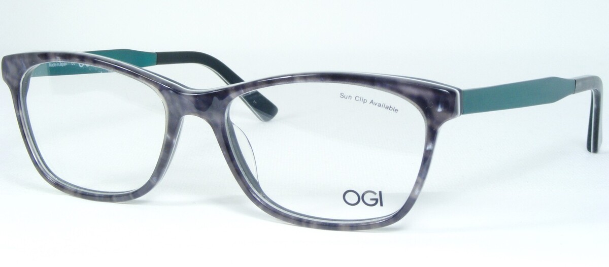 OGI EVOLUTION 9212 1798 SILVER PEARL /TEAL UNIQUE EYEGLASSES GLASSES 54-... - $88.34 CAD