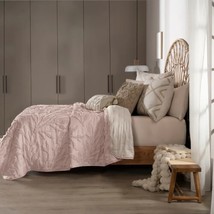 LEAVES JACQUARD TEXTURE REVERSIBLE ULTRASLIM COMFORTER 1 PCS QUEEN SIZE - £86.53 GBP