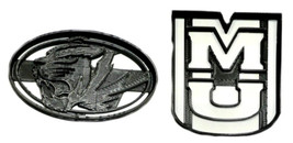 University Of Missouri Tigers Mizzou MU Logo Set Of 2 Cookie Cutters USA PR1256 - £4.73 GBP