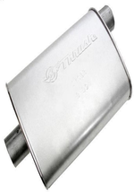 Thrush Muffler Mellow Performance Tone Inlet 2.5 Pipe Connection Offset ... - £56.09 GBP