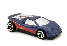 Hot Wheels Speed Blaster C778 Car Vehicle Toy 1998 Blue Red Mattel - £5.91 GBP