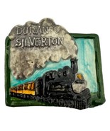 Durango Silverton Colorado Train Ceramic Magnet Vintage 2.25 x 1.25 in - $17.32