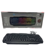 RGB Wired Gaming 100% Keyboard USB for Windows Mac PC Rainbow Lifeworks ... - $26.96