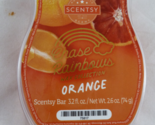 Scentsy Wax Bar Orange Chase Rainbows collection New - $5.53