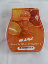 Scentsy Wax Bar Orange Chase Rainbows collection New - $5.53