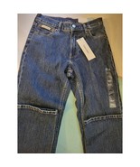 Womens/Girls Calvin Klein Dark Wash Straight Leg Jeans sz 24 #502 - $841.23 MXN