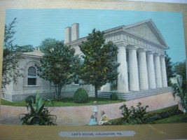 Vintage Post card of: “Lee’s House, Arlington, VA.” Ullman’s Gold Border... - £15.89 GBP