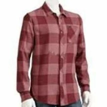Mens Shirt Zoo York Red Plaid Flannel Button Front Long Sleeve $40 NEW-s... - $18.81