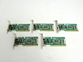 D-Link Lot of 5 DFE-530TX+ Rev-F2 1-Port RJ45 10/100Mbps PCI Low Profile NIC 5-2 - £17.37 GBP