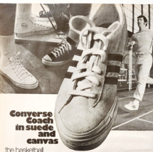 1971 Converse Coach Sneakers Advertisement Footwear Fashion Vintage DWF11 - $463.85 MXN