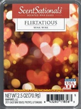 Flirtatious ScentSationals Scented Wax Cubes Tarts Melts Potpourri Candle - £2.76 GBP