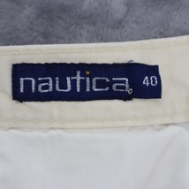 Nautica Shorts Mens 40 Khaki Pleated Front High Rise Outdoor Casual Chino Bottom - £17.84 GBP