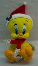 Wb Looney Tunes Holiday Tweety Bird W/ Santa Hat 8&quot; Plush Stuffed Animal Toy - £14.41 GBP