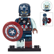 Captain America (What If?) Marvel Superhero Lego Compatible Minifigure B... - £2.36 GBP