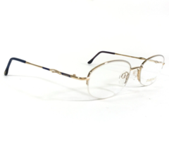 Faberge Brille Rahmen FB 007 780 0052 Blau 23KT Vergoldet 50-19-130 - £163.16 GBP