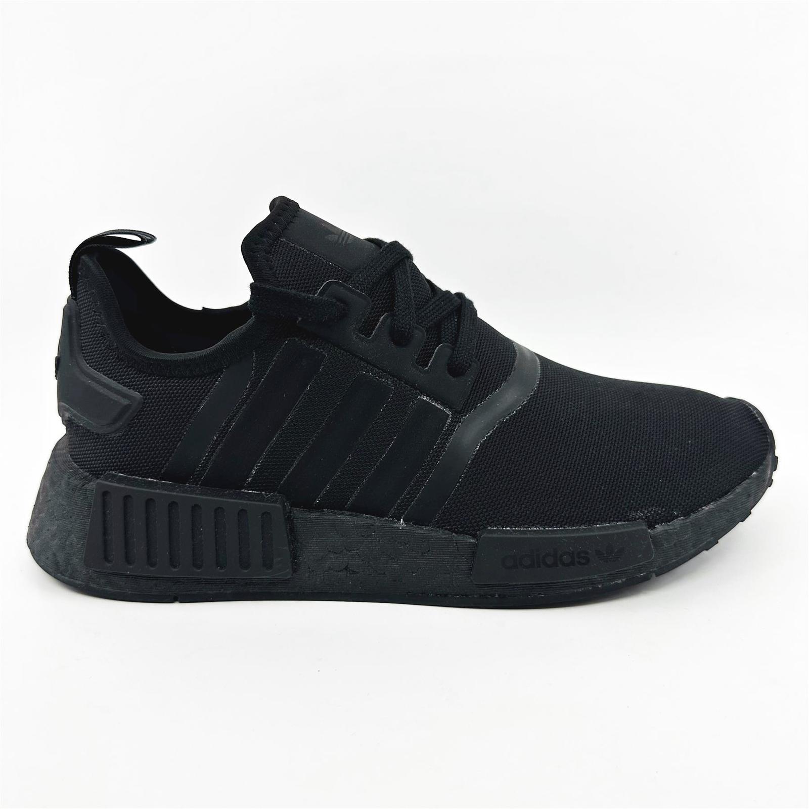 Primary image for adidas NMD R1 Triple Black Unisex Kids Athletic Sneaker H03994