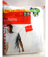 5 Pack Of Hanes Adult Essential Short Sleeve T Shirt White XL - $9.90