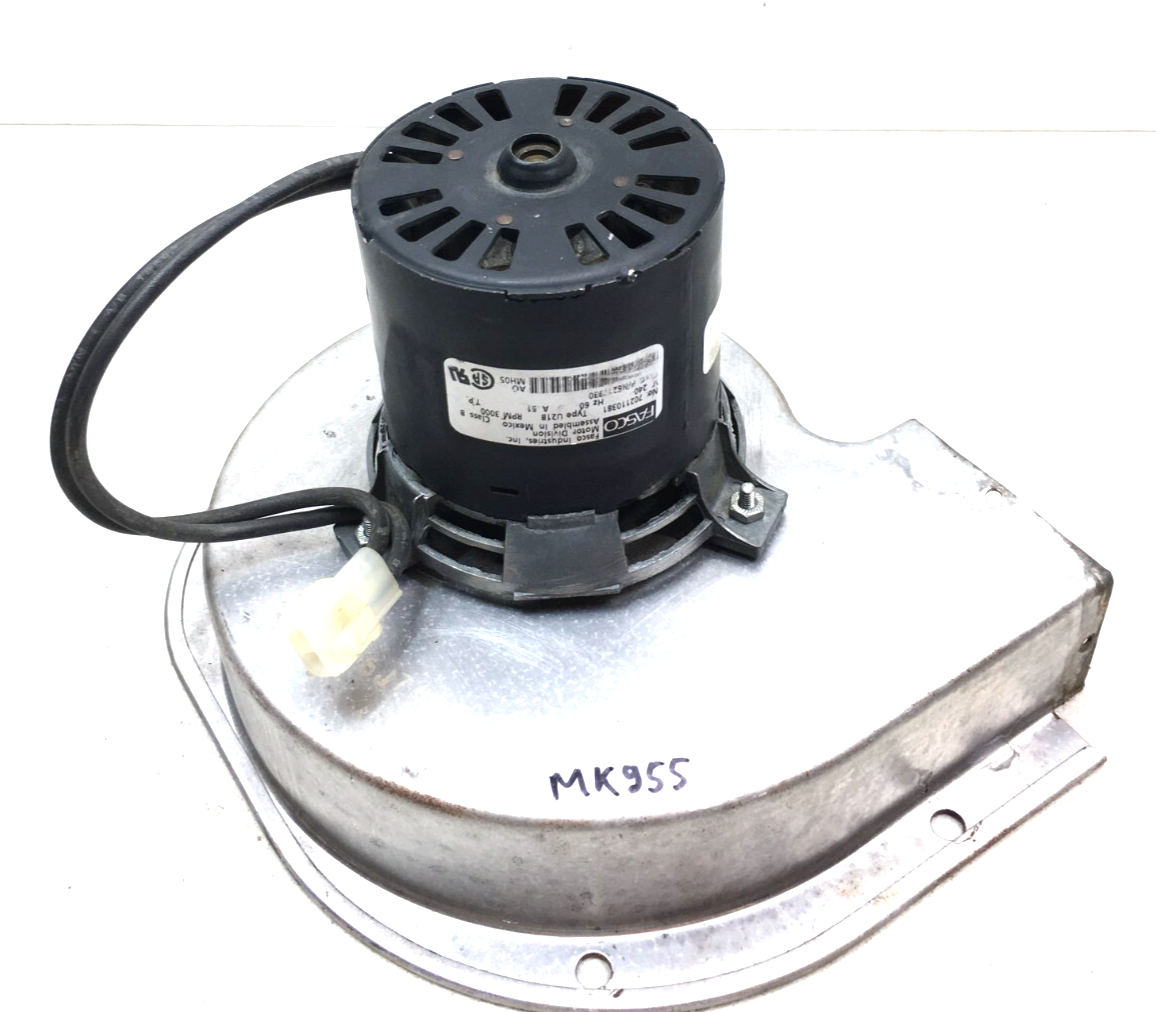 FASCO 702110381 U21B Draft Inducer Blower Motor 6217930 240V 3000RPM use... - $110.00