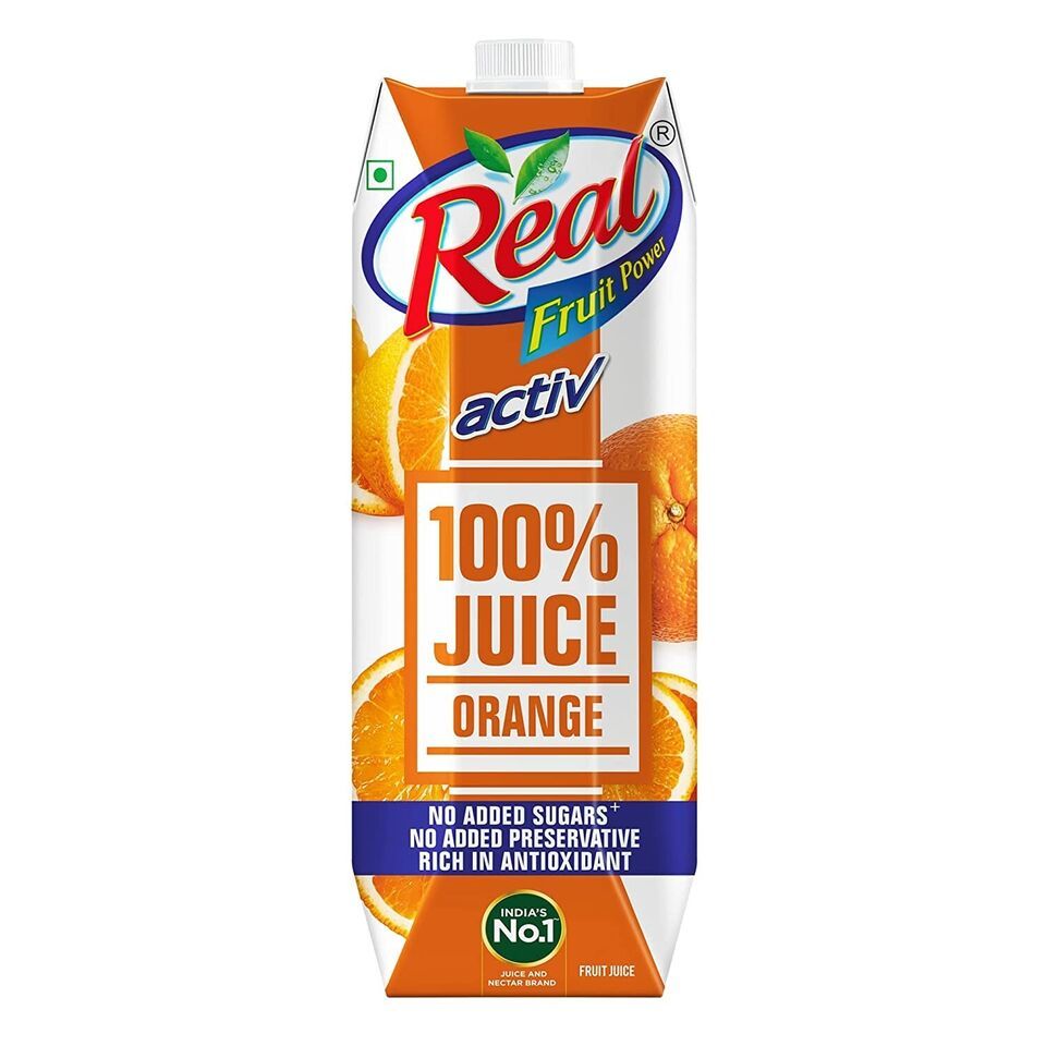 Real Activ 100% Orange Fruit Juice - 1L | No Added Sugars & Preservatives - $33.11