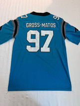 Nike Carolina Panthers Yetur Gross-Matos On Field Stitched Jersey Size XL - $93.49