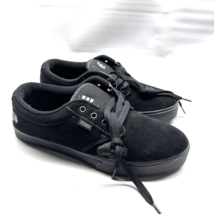 Etnies Jameson Skate Shoes Black Size 8 M Mens Lace Up Suede - £29.86 GBP