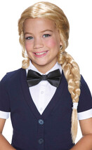 Morris Costumes Alice Blonde Braided Girls Wig Gold - $82.47