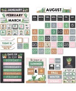 Cactus Classroom Calendar | Bulletin Board | Classroom Supplies - $21.99