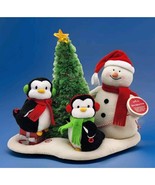 Hallmark Very Merry Trio Jingle Pals Plush Snowman and Penguins Display ... - $27.41 CAD
